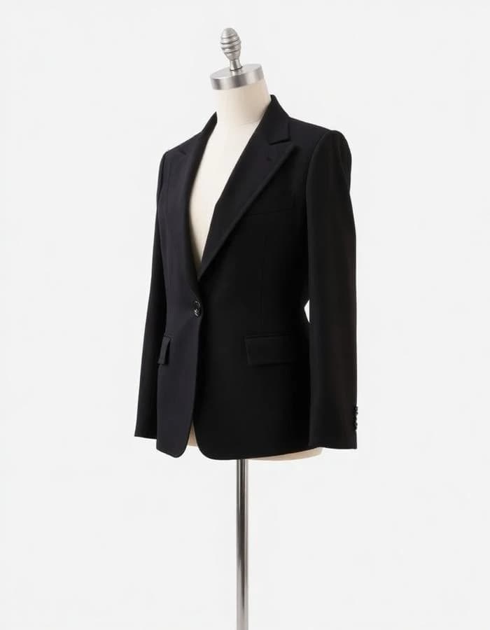 Blazer Tailored Negro